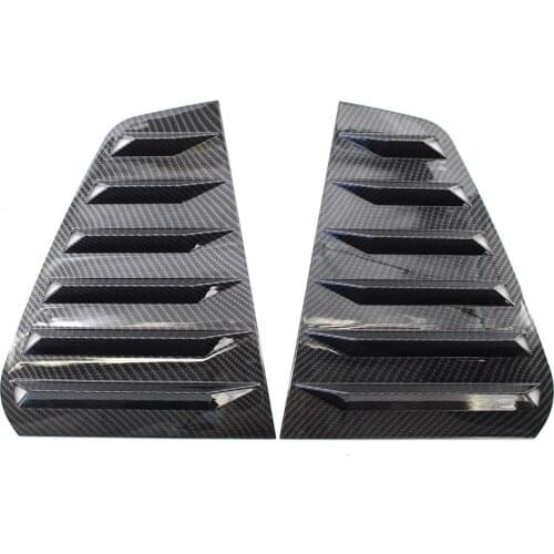 L&R Rear Side Vent Door Window Triangle Scoop Louver Trim For Volkswagen Golf 7