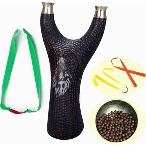 Outdoor Hunting tool Highly accurate Slingshot /Titanium alloy+red sandal wood/High Quality Catapult set Professional fast bow