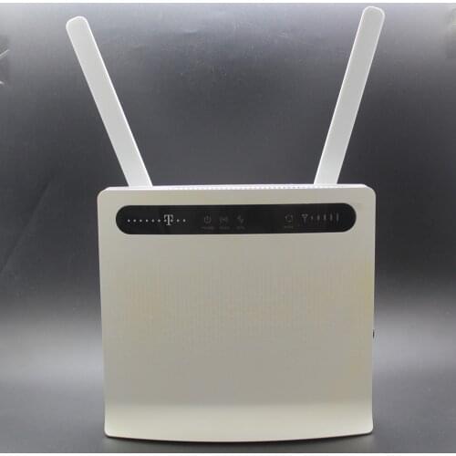 Unlocked Used Huawei B593u-12 4G LTE 100Mbps CPE Router With Antenna with Sim CardSlot 4G LTE WiFi Router