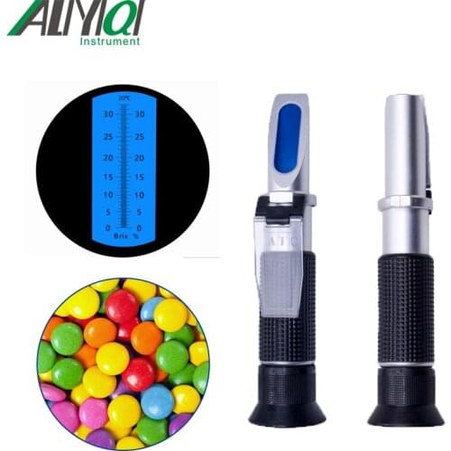 Hand-Held Digital Brix Refractometer 0-80%Sugar Refractometer Minimum Division 0.5%Brix Refractometer