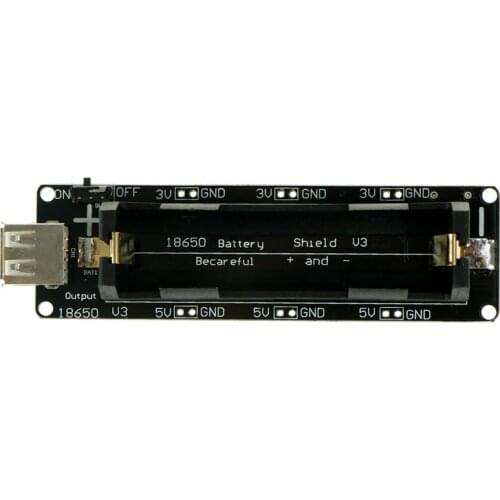1PC Micro USB Wemos ESP32 18650 Battery Shield V3 ESP-32 LED Raspberry ( Battery Not Included )