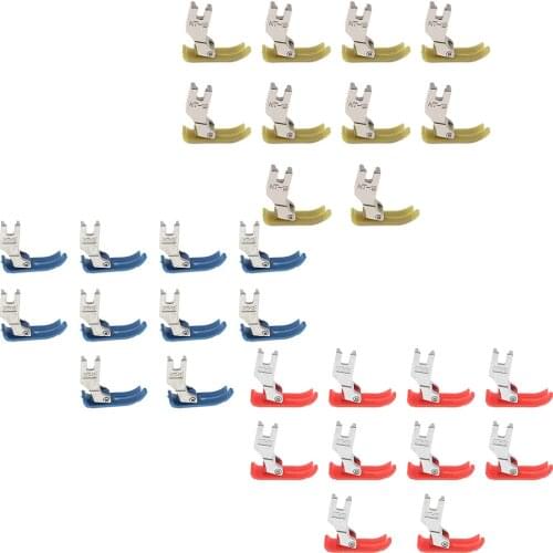 10Pcs Plastic Industrial Sewing Machine Presser Foot for Leather Fabric Sewing MT-18