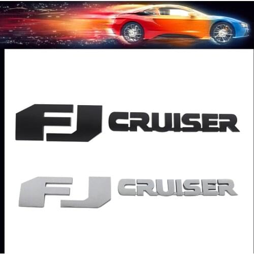 3D FJ cruiser car Hood Fender trunk Rear Bonnet Nameplate Decal Emblem Badge Sticker for FJ Cruiser Sport Off Road