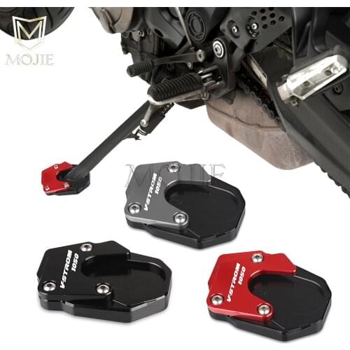 For SUZUKI V-STROM 1050/XT VSTROM 1050 XT 1050XT 2020-2021 CNC Kickstand Foot Side Stand Extension Pad Support Plate Enlarge