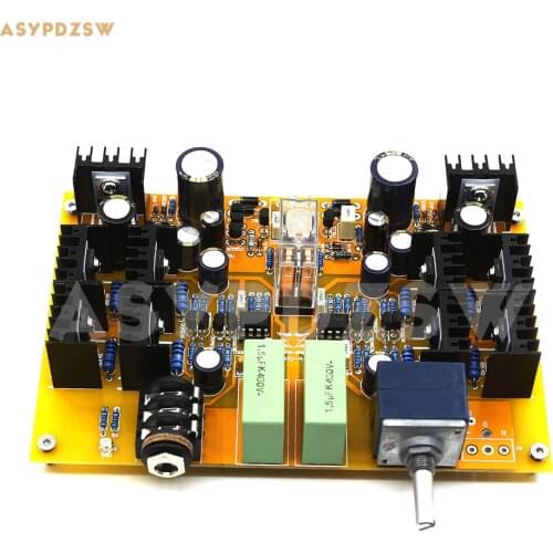 HV4 Headphone amplifier Base on Lehmann core circuit PCB/DIY Kit/Finished board