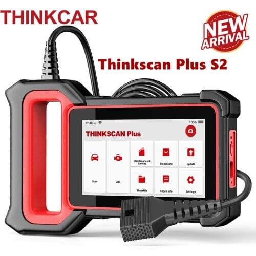 THINKCAR Thinkscan Plus S2 OBD2 Diagnostic Tools Oil EPB BAT DPF SAS TPMS Reset ABS SRS System OBD 2 Car Diagnostic Scanner