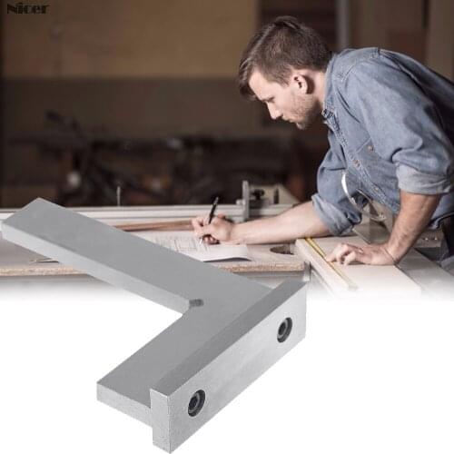 Machinist Square 90 Degree Right Angle Engineer Set Precision Ground Steel Hardened Angle Ruler Gauge Square Ruler Protractor