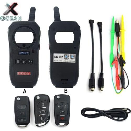 2019 KEYDIY KD-X2 KDX2 Remote Maker Unlocker and Generator-Transponder Cloning Device with 96bit 48 Transponder Copy Function