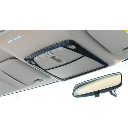 Lapetus Car Styling Front Upper Roof Reading Lights Lamp Frame Molding Garnish Cover Trim 1 Pcs Fit For Nissan Maxima 2016 ABS