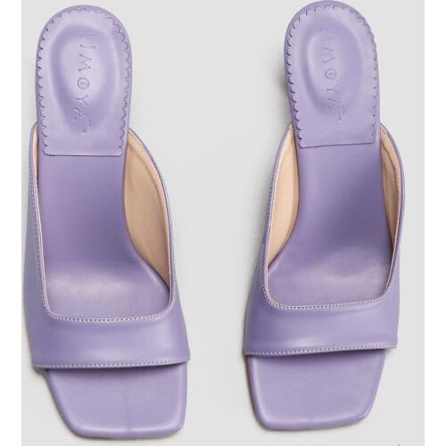 Limoya Lilac Round Ökçeli Slippers 'Turkish' Quality 2021 Fashion Design Season Comfort Fast Shipping