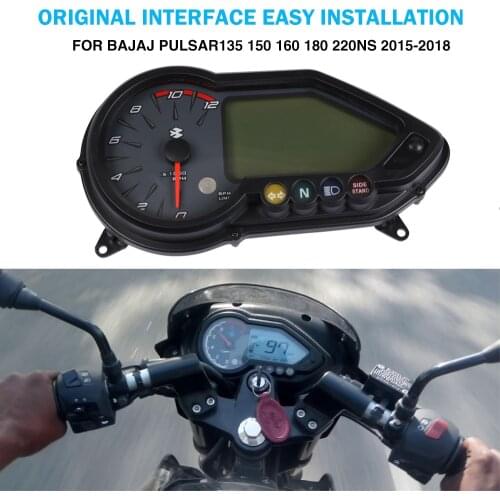 Motorcycle Instrument Electronic odometer speedometer Speedo tachometer For BAJAJ Pulsar 180 125 135 150 160 220NS Pulsar180