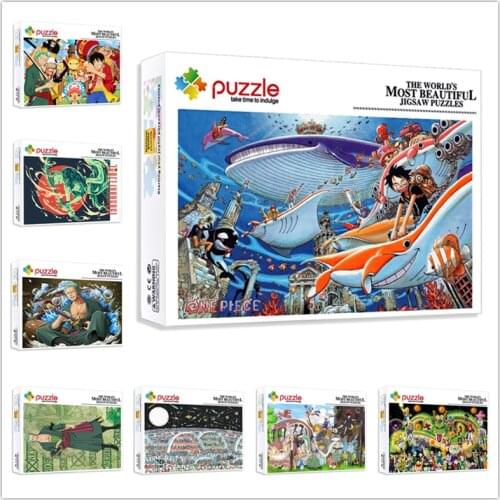 Cartoon Jigsaw Puzzle 1000 Pieces Children Adult Intellectual Decompression Toys Parent-Child Interactive Games Custom Gifts
