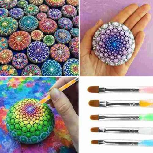 New 18PCS Mandala Dotting Tools Set Embossing Stylus Large Dotting Rods for Painting Rocks Nail Art