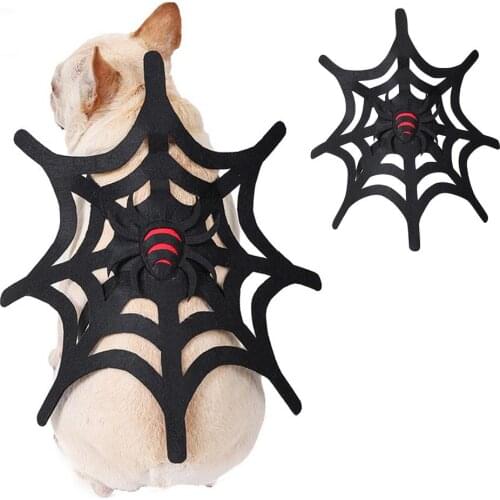 Halloween Spider Clothes For Pet Dog Cat Spider Costumes Dressing Up Pet Clothes Party Pet Dog Halloween Funny Costume Props