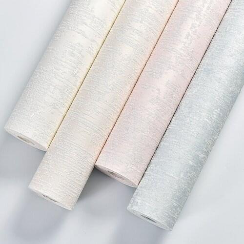 Solid Color 3D Wall Stickers Non-Woven Self-Adhesive Wallpaper Bedroom Living Room Home Improvement Eco-Friendly Home Decor