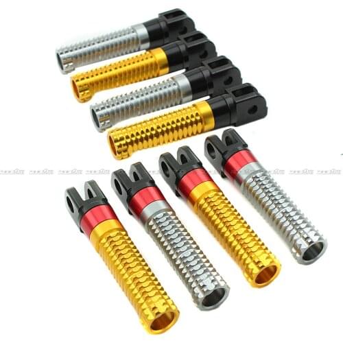 Front Foot Pegs Footrest Adapter For Kawasaki Ninja 300 250/R Z125 Z250 Z300 ZX14R ZRX1200 ZR7 Motorcycle Rider Foot Rest Pedal