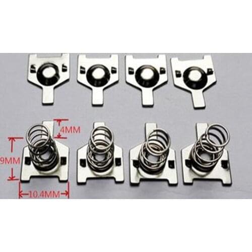 100pcs Battery Battery shrapnel AA or AAA battery spring 5 No. positive and negative contact pieces 11 * 13MM 50pairs