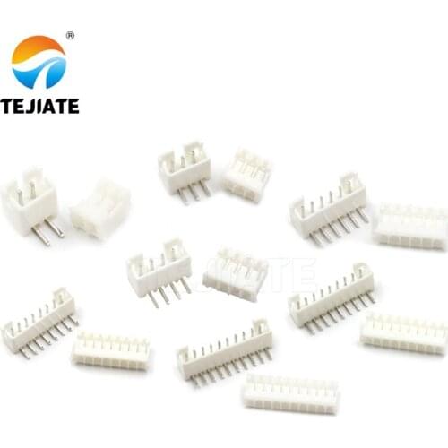 50PCS PH2.0MM Connector 2/3/4/5/6/7/8/9/10/12P Adapter Ternimal Bent Pin Base + Plug + Reed