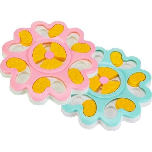 Educational Dog Toys Flower Design Anti Choke Dog Bowl Puppy Dog Food Dispenser Flower Anti Choke Pet Puppy Bowl Food Dispenser