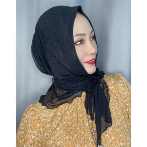 Romantic Arabian Women Summer Convenient Muslim Hijab Shayla