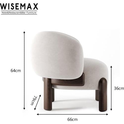 Modern minimalist style home villa living room furniture teddy sofa stool single sofa chair lazy sofa