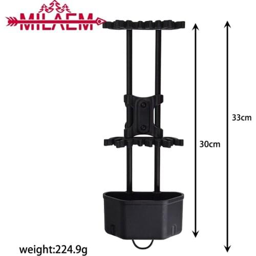 Archery Quick Release Arrow Quiver Recurve Compound Bow Detachable ABS Arrow Bag Box Arrows Holder Outdoor Shooting Accessories
