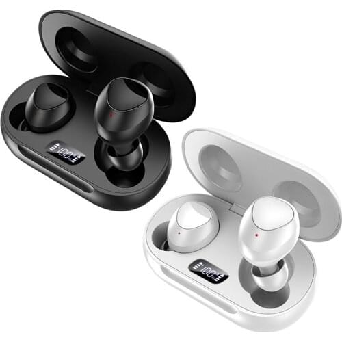 TWS Bluetooth 5.0 Earphones Wireless In-Ear Headphones Waterproof 9D Stereo Sports LED Display Earbuds