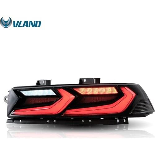VLAND Wholesales Corvette C8 Style LED Sequential Tail Lamp 2014 2015 5th Gen Taillights For Chevrolet camaro