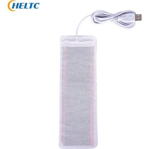 1PCS3.7V-5V Heat Mat USB Warm Paste Pads Fast-Heating Carbon Fiber Heating Pad Portable Pad For Cloth