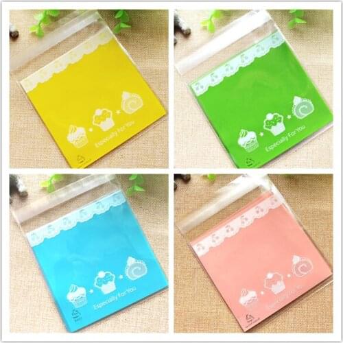 100pcs10x10+3cm Especially For You Bakery Cookie Candy Sweet Biscuit Gift Soap Cello OPP Plastic Bag Birthday Party Decoration