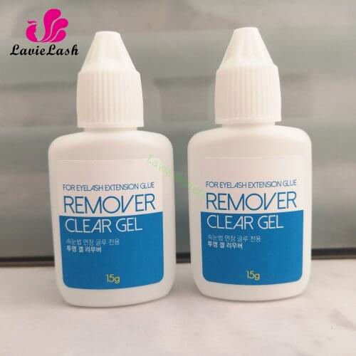 2 bottles original SKY Clear Gel Remover for Eyelash Extension Glue from Korea Removing Eyelash Extensions 15g/Bottle