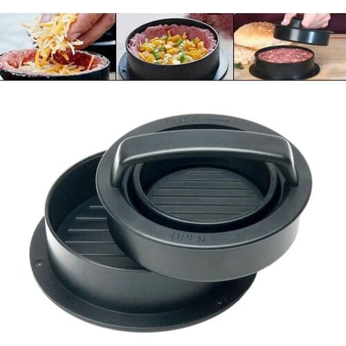 3-In-1 Non-Stick Stuffed Hamburger Press Burger Patty Maker Slider Meat Mold 2