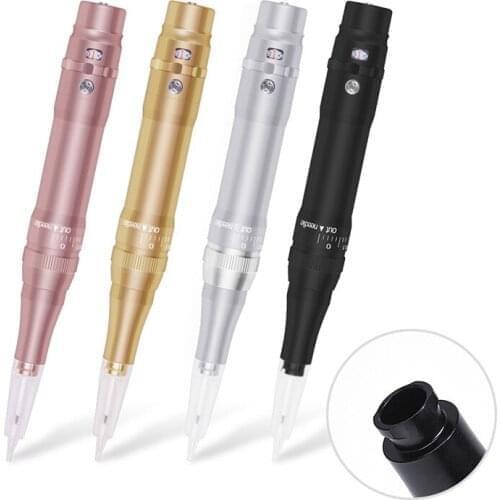 4 Colors Best Quality Wireless Permanent Makeup Tattoo Machine Microblading Rechargeable Eyebrows Tattoo Pen