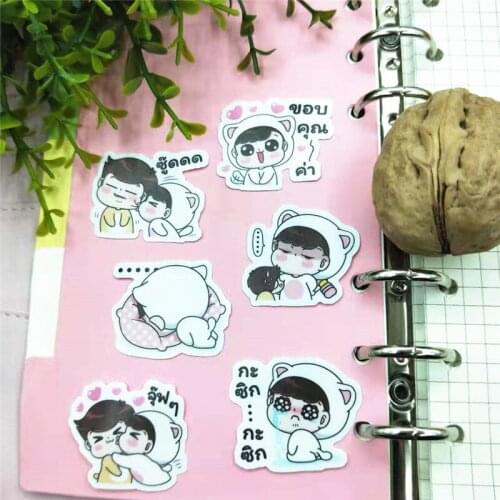 40 character scrapbook stickers, DIY laptop suitcase, skateboard, motorcycle, bicycle toy