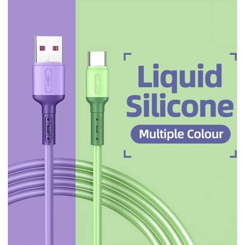 USB Type C Cable 5A Liquid Silicone Fast Charging Micro USB Cable for Samsung Xiaomi HTC Huawei Charger Data Cable Mobile Phone