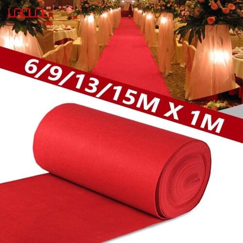 6/9/13 / 15m Red Outdoor Carpet Wedding Banquet Celebration Film Festival Event Reward Decoration