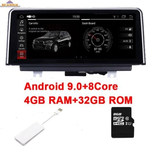 10.25" 8 Core Car Play Android 9.0 Car DVD player For BMW F30 F31 F34 auto radio gps navigation car multimedia player