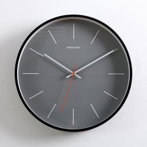 Silent Digital Wall Clock Modern Design Nordic Minimalist Kitchen Wall Clock Living Room Office Relojes Pared Home Decor ZB50WC