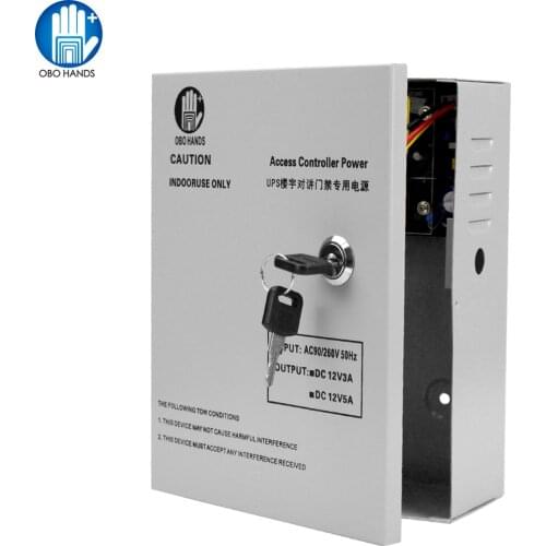 12V 5A access control system power supply box UPS back up power standby power supply for access control system back-up source
