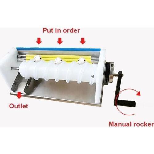 Household quail egg shelling machine
