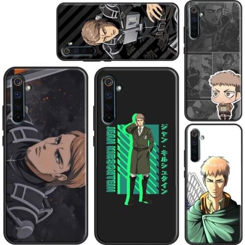 Jean Kirstein Attack on Titan For OnePlus 9 9Pro 7 8 8Pro 8T 9R Case For Realme 8 7 6 Pro Q3 C3 C11 C15 C21 GT Neo Cover