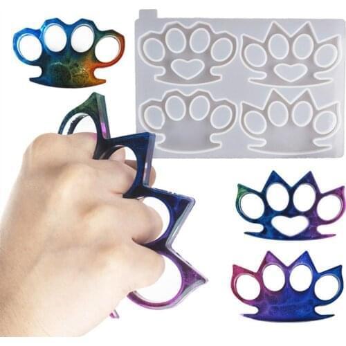 Diy Epoxy Resin Mold Brass Knuckles Finger Tiger Silicone Ring Mold Reusable DIY Craft Epoxy Resin Mold Finger Silicone Mold