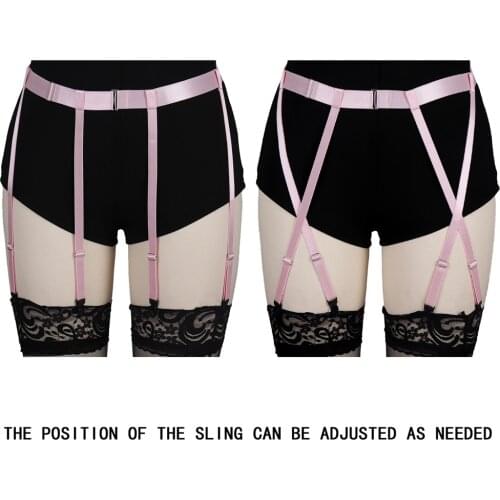 Fetish Stocking Belt Harness For Women Sexy Lingerie Gothic Clothes Adjust Waist Suspender Belt Punk Bdsm Sword Belt Garters