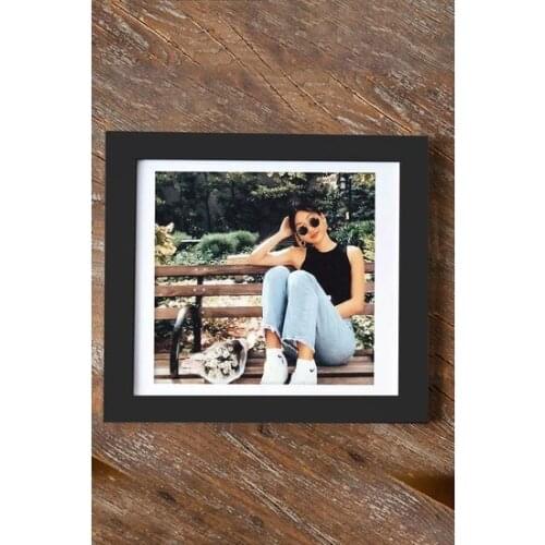 Modern 15 X15 Square Black Wood frame фоторамка коллаж Photo frame