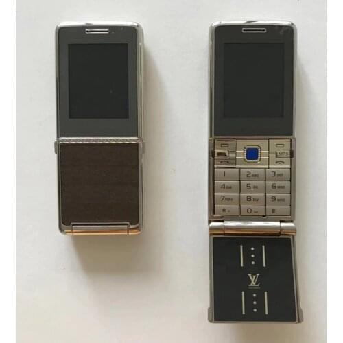 Nice Beautiful Flip Phone Russian Key Metal Body Large Keyboard MP3 FM Luxury Cellphone