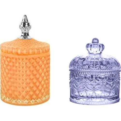 Round Storage Box Epoxy Resin Mold Jewelry Holder Case Silicone Mould DIY Crafts Home Decorations Casting Tools