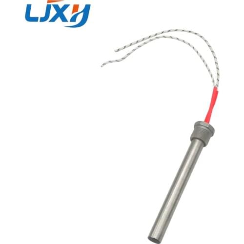 LJXH 201SUS Single Thread Fitting Cartridge Heater Heating Element DN20 Thread, 16x100/150/200mm Tube Size, AC110V/220V/380V