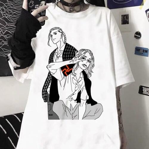 Goog Friend Mikey Draken Unisex Fashion T-Shirt Tokyo Revengers Print Fashion Summer Short Sleeve 90S