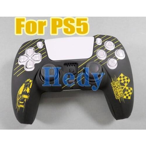 50pcs Soft Silicone Gel Rubber Cover Case For Playstation 5 PS5 Controller Protection Skin Anti-slip For Sony PS5 Gamepad case