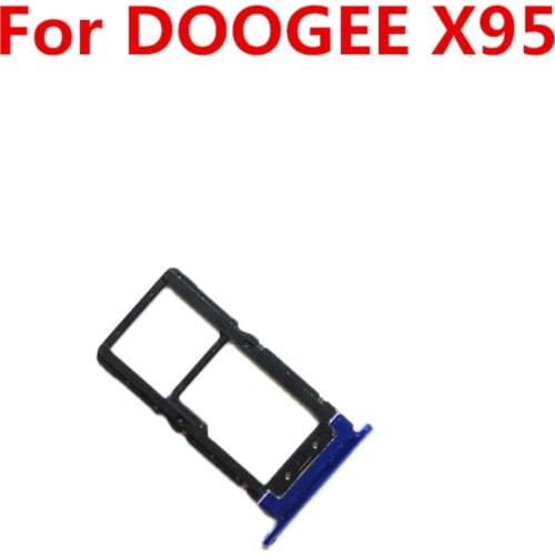 New Original For DOOGEE X95 Cell Phone SIM Cards Adapters For Doogee X95 SIM Card Tray SD Slot Holder Tray Reader
